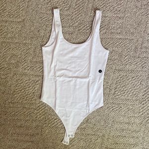 NWT ABERCROMBIE AND FITCH small white tank top bodysuit